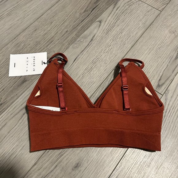 NWT House iD Seamless Bra — Workout Bralette, Mars Red Small - Picture 5 of 5